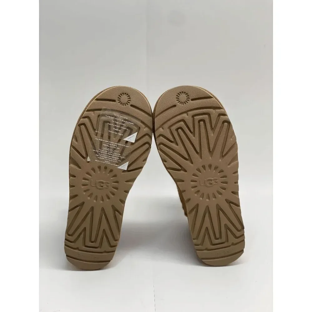 UGG Women's Mini Bailey Logo Strap Boot - Chestnut 7M - Picture 5 of 8